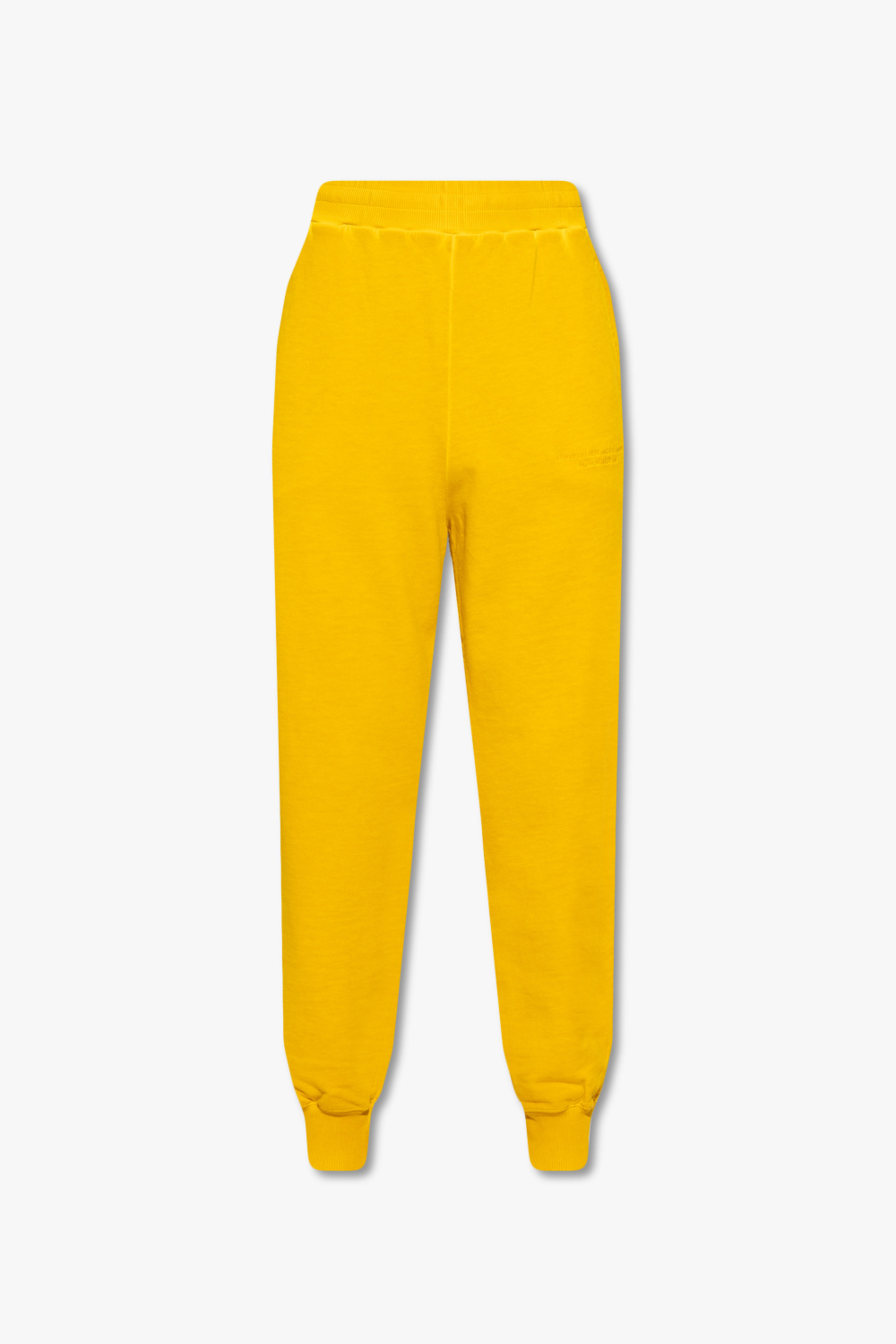 Bright yellow sweatpants on sale